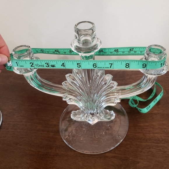 Set of 2 Fostoria Crystal Candleabras - Picture 14 of 14